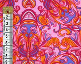 Little Johnny Art Nouveau Pink 100% Cotton 150cm Wide Digitally Printed Fabric Ideal for Crafting, Sewing, Patchwork, Dressmaking